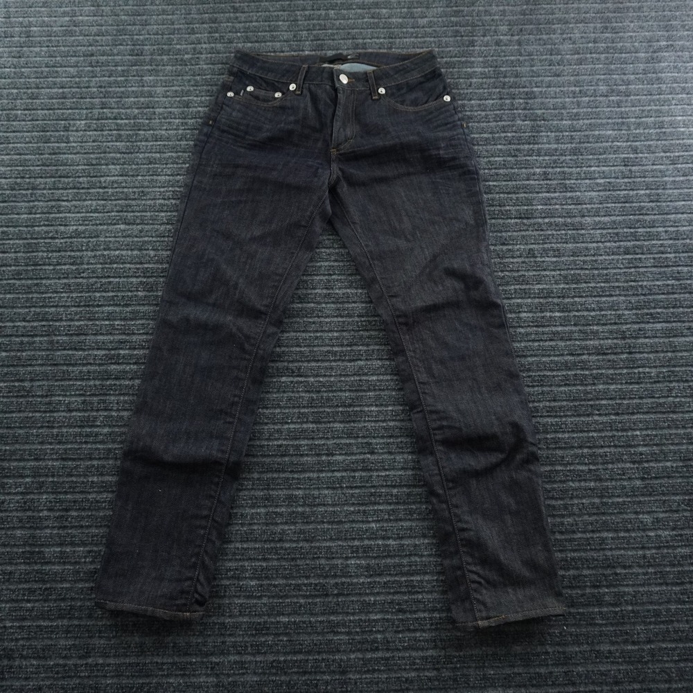 Just Cavalli Jeans Women 27 Dark Wash Slim Fit Zebra Plaque Made in Italy